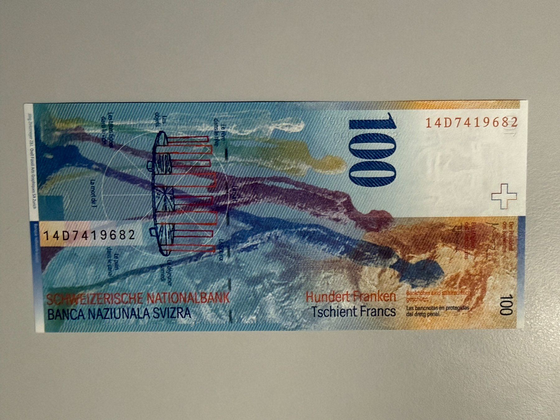 Banconote: Schweizer Banknote 100 Franken / ungefaltet – Nuovo (secondo la descrizione) da Arch venduto da Noah819 1