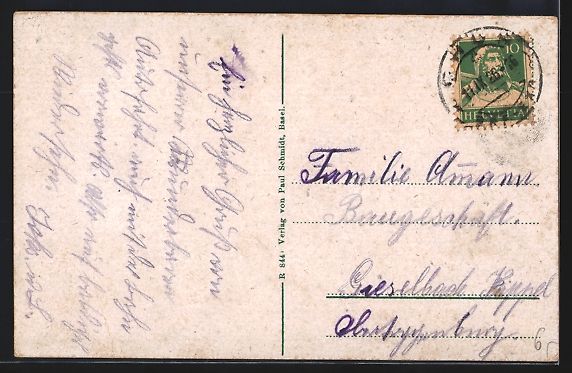 Cartoline postali: AK Chur, Strasse mit Postgebäude, 1926 – Usato da Berlin venduto da bartko-reher 1