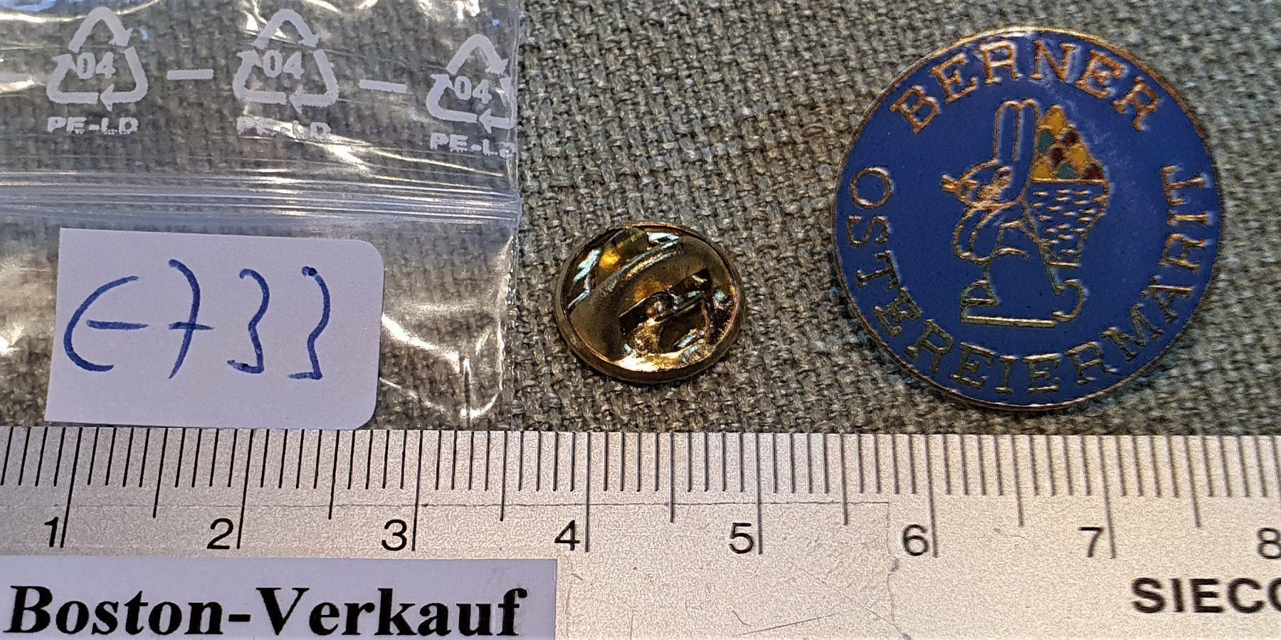 Schallplatten: E733 - Pin Bern Berner Ostereiermärit – Gebraucht aus Reinach BL von Boston-Verkauf 2