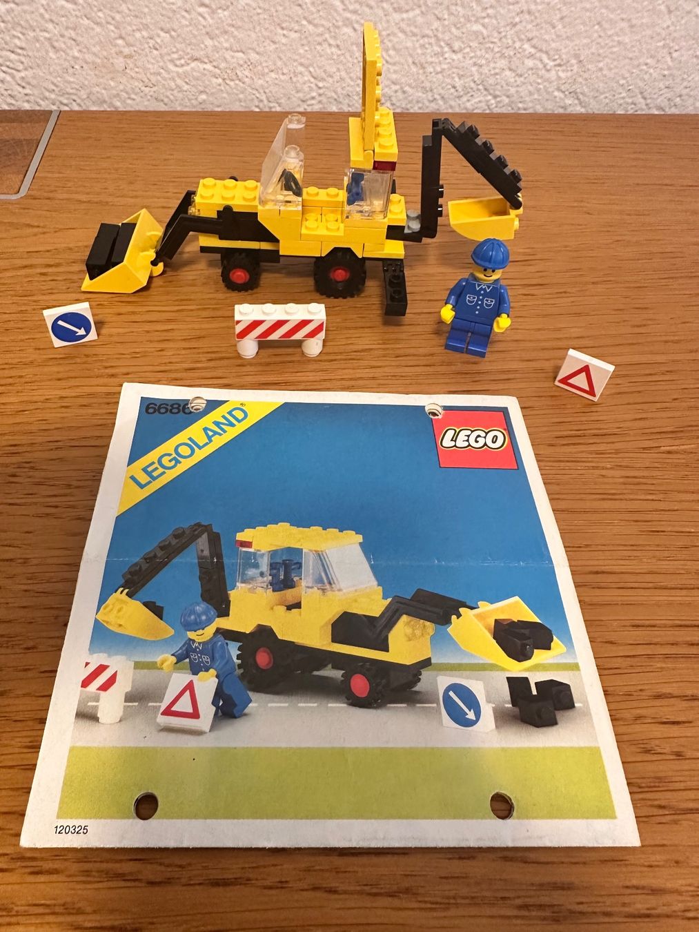 Lego Kit di costruzioni: LEGO 6686 Baggerlader + Figur + Anleitung – Usato da affoltern am albis venduto da bakee