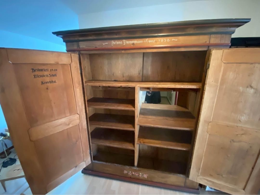 Armadi: antiker Schrank anno 1832 einteilig – Usato da Hindelbank venduto da brm_72zv 1