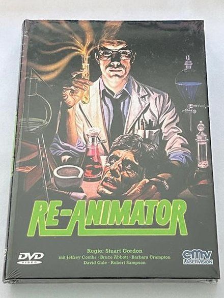 Tutti i DVDs: Re-Animator - Kleine Hartbox - Full uncut Langfassung – Nuovo e nell'imballaggio originale da Füllinsdorf venduto da VIDEO-ARCHIVES 1