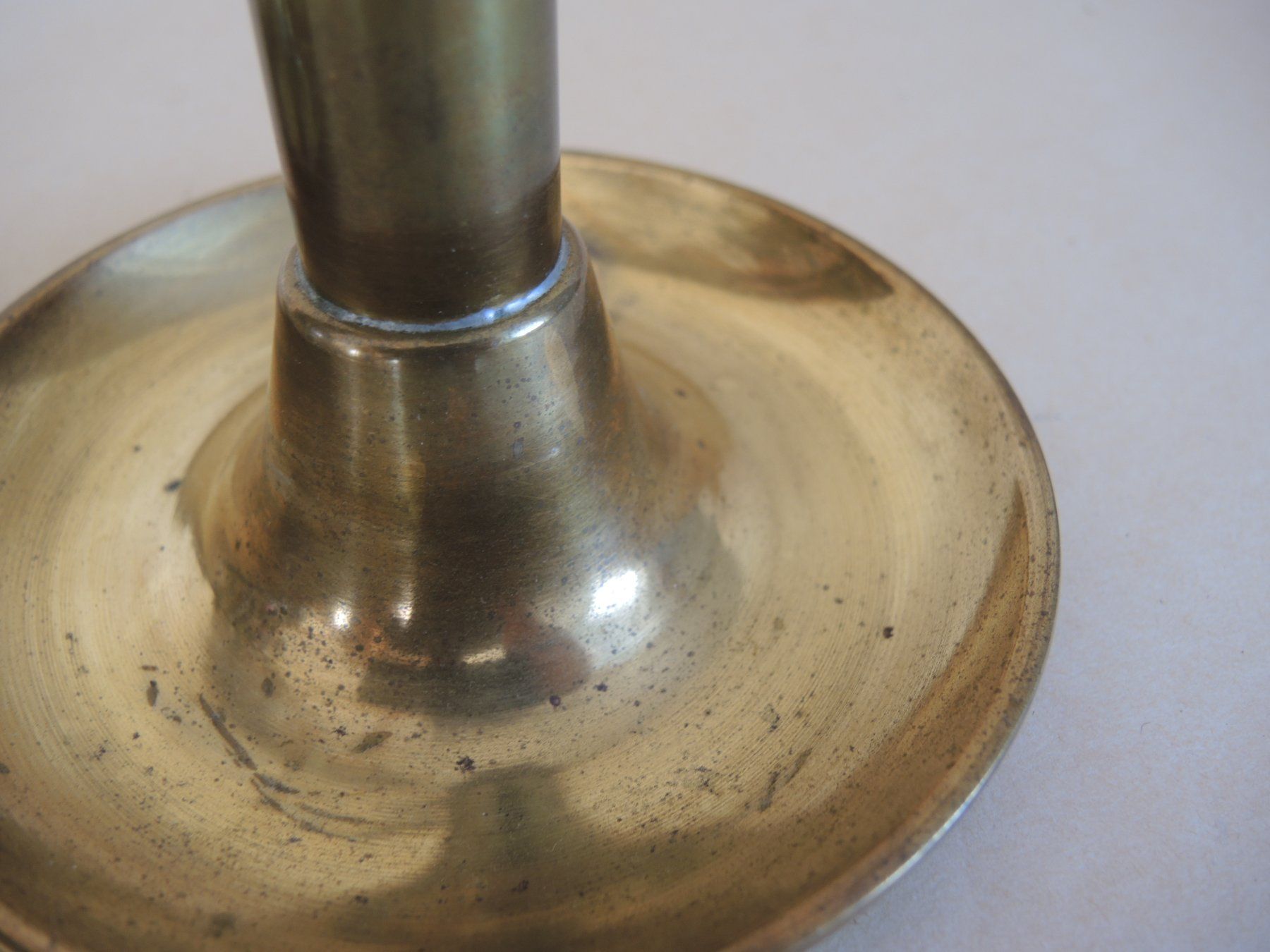Portacandele: Schiebe Leuchter Biedermeier Messing Kerzen Ständer Halter – Usato da Rorschach venduto da maeck8 6