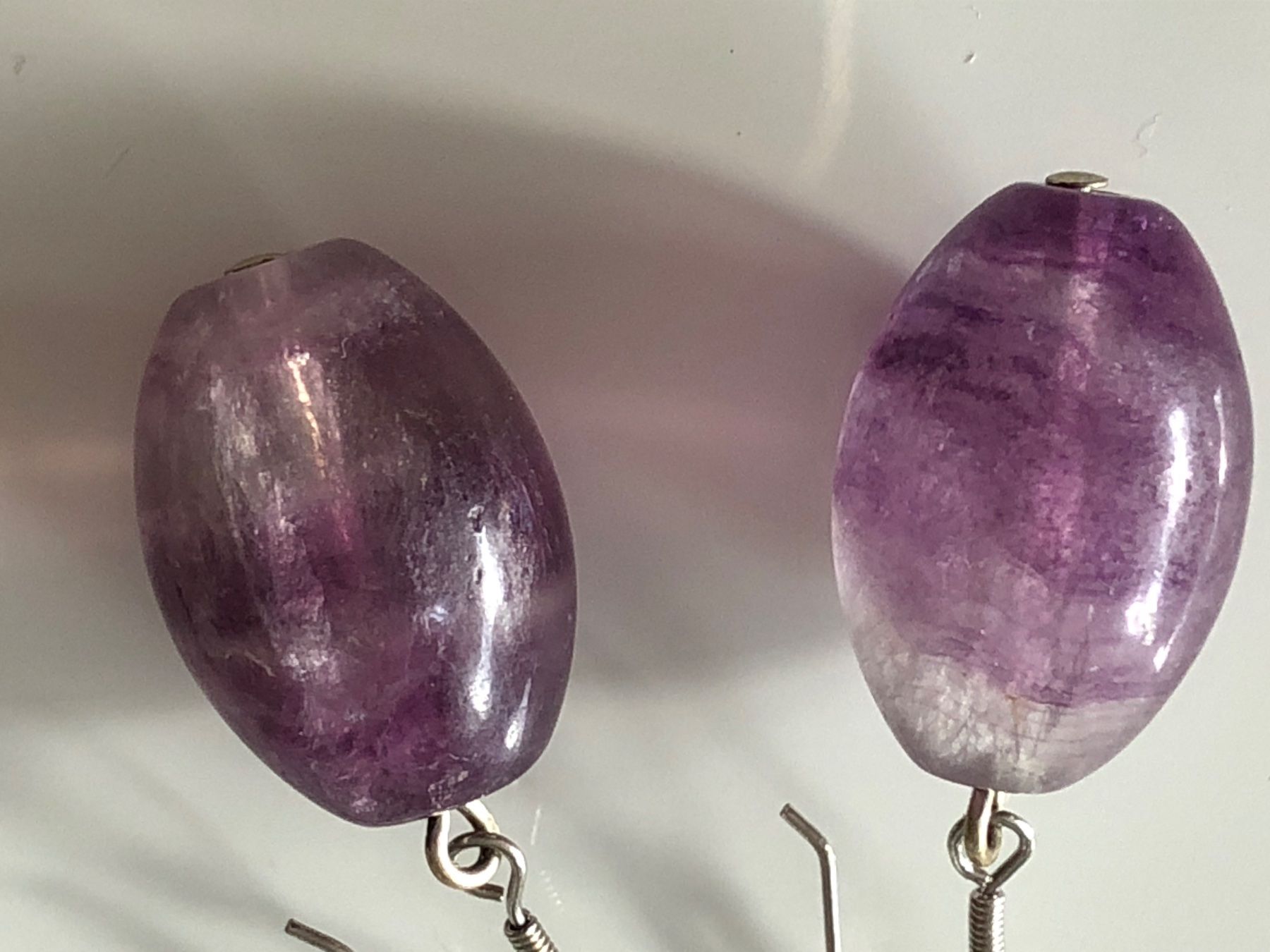 Orecchini pendenti & Orecchini a lobo: Amethyst Ohrringe Sterling Silber mit echte Steine – Usato da Läufelfingen venduto da Original100 1