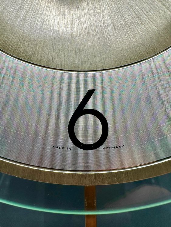 Horloge mural pendule HERMLE quartz en verre et laiton Kaufen auf Ricardo