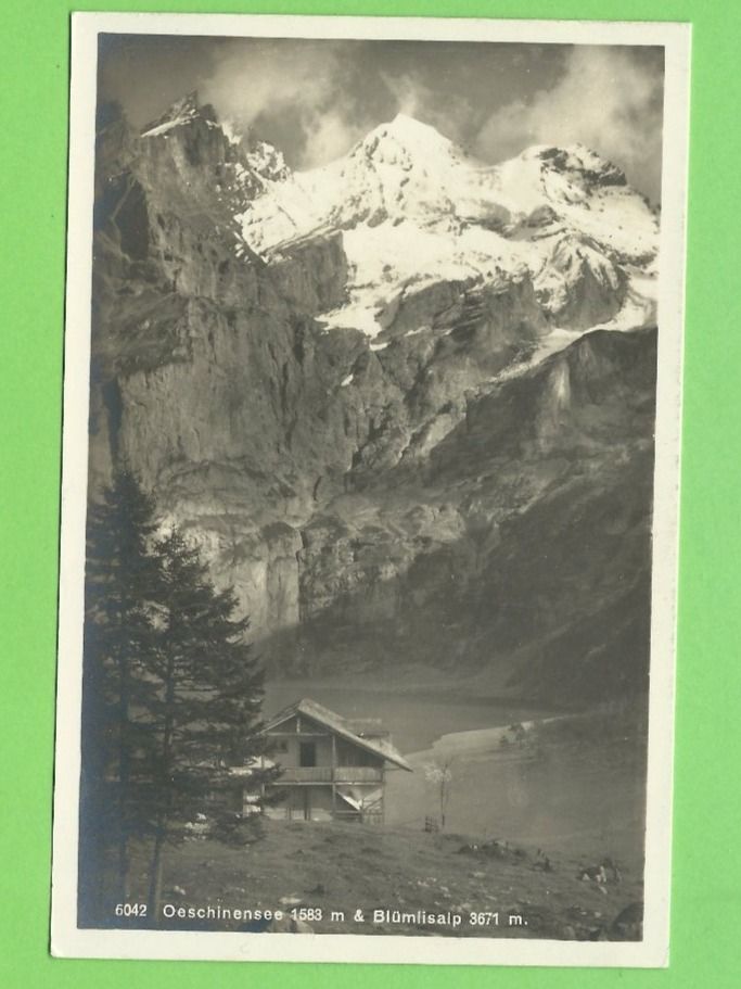 Cartoline postali: Oeschinensee & Blümlisalp – Nuovo (secondo la descrizione) da Zürich venduto da t24_de