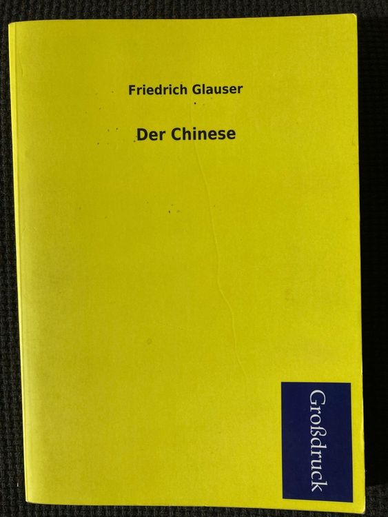 Friedrich Glauser, Der Chinese, Grossdruck (Gebraucht) in Baden für CHF ...