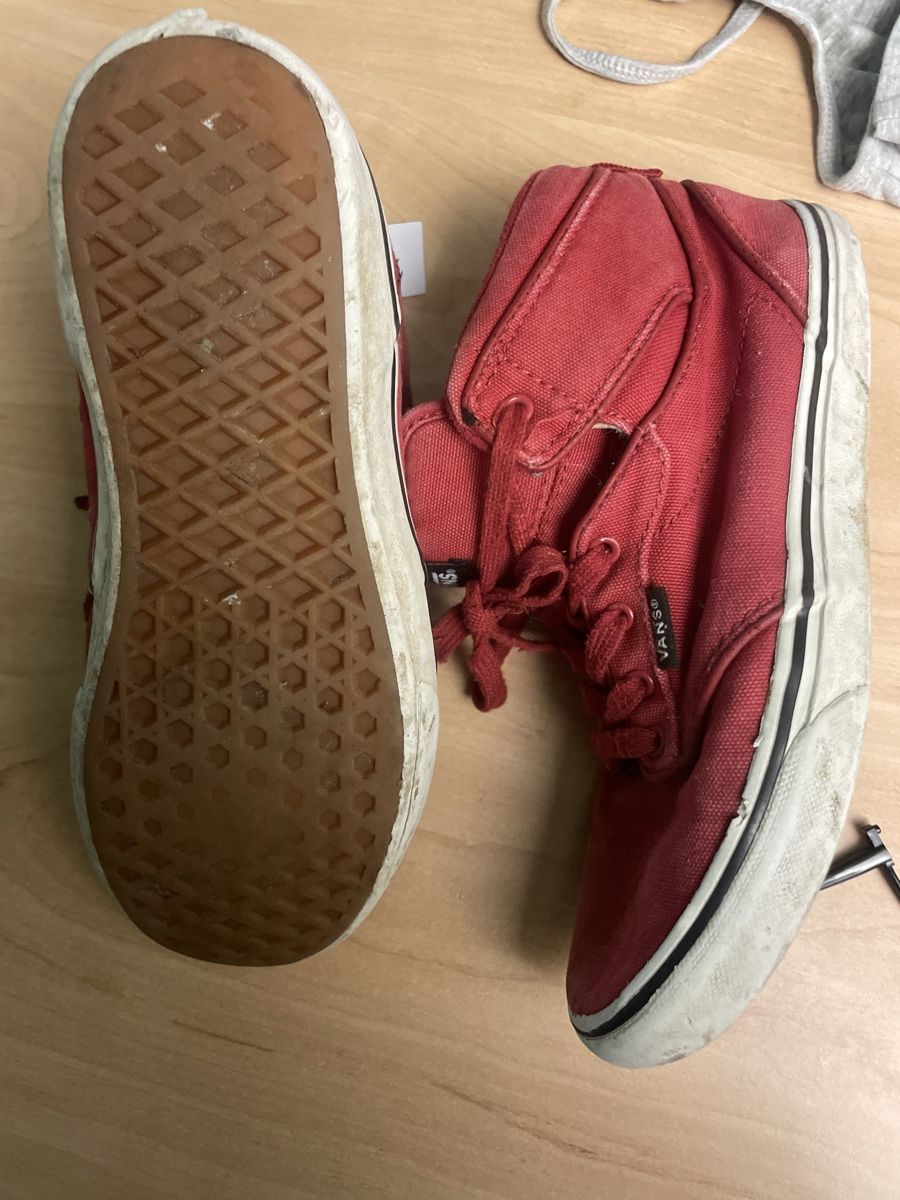 Vans Herrenschuhe: Rote Vans Schuhe Gr.36 High Top Turnschuhe Sneaker – Gebraucht aus Obergerlafingen von cabo4 2