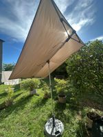 Sonnenschirm, Suncomfort by Glatz, beige-grau, rechteckig
