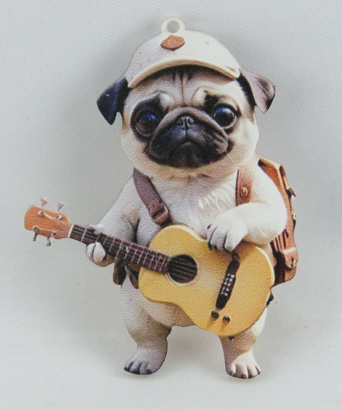 Calamite: MOPS mit GITARRE - Magnet - Neu - 8x6cm – Nuovo e nell'imballaggio originale da Grenchen venduto da Yamahwildstar16 2