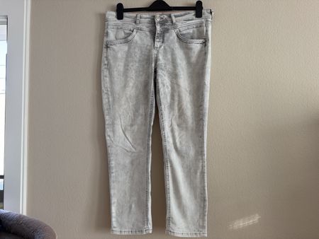 Damen Jeans Street One grau 