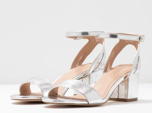 Anna Field Damenschuhe: Riemensandalette - silver, Gr. 39 – Gebraucht aus Volketswil von Dokinka