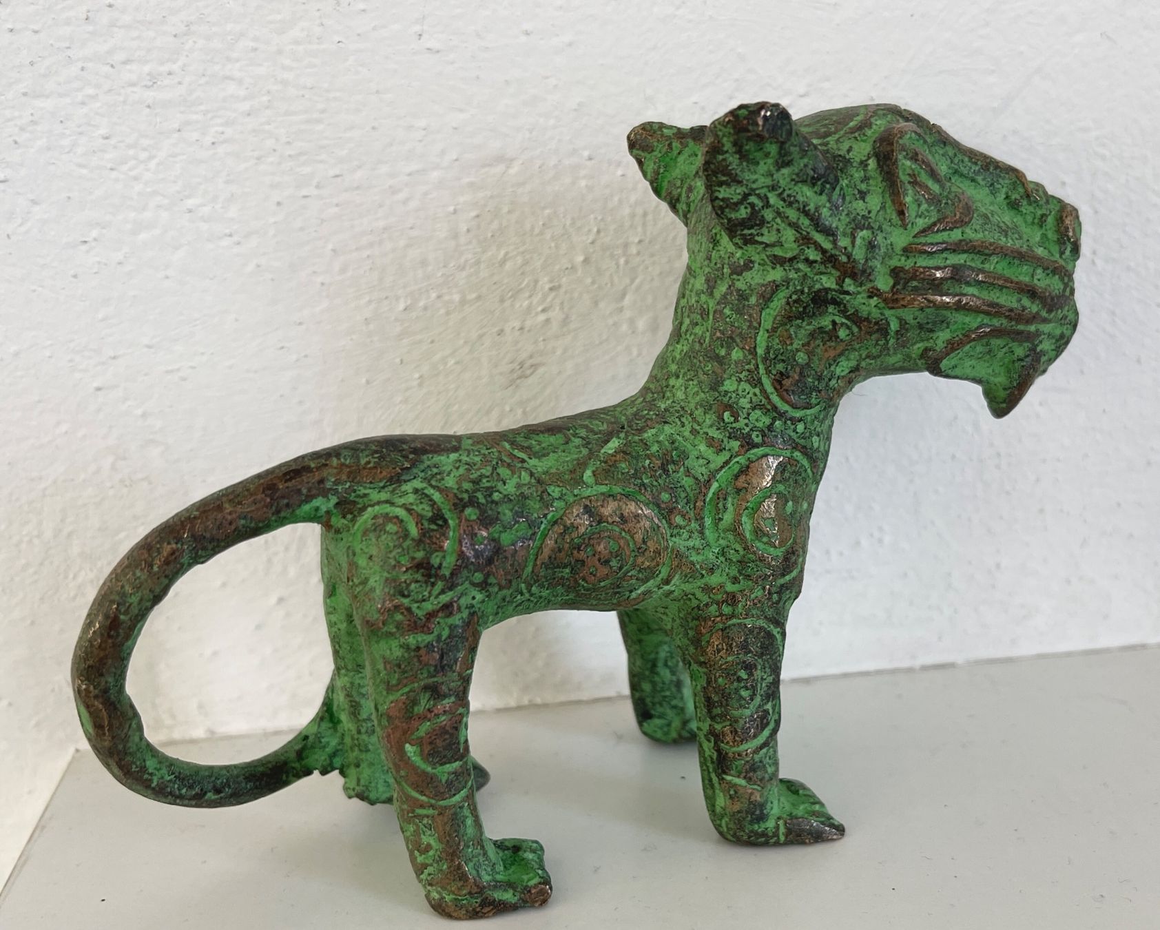 Sculture & Statue: feiner alter Leopard Bronze Benin Höhe 10 cm – Usato da Rüthi (Rheintal) venduto da Kunsthaus777 8