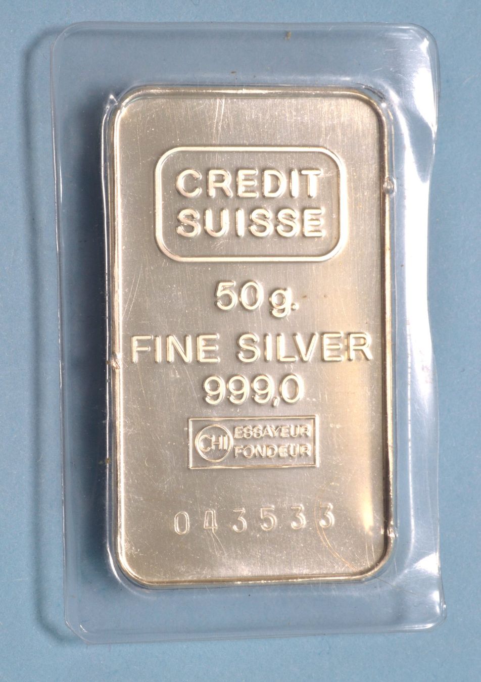 Edelmetalle: Silberbarren 50g Credit Suisse – Gebraucht aus Oberglatt ZH von dil_85sh