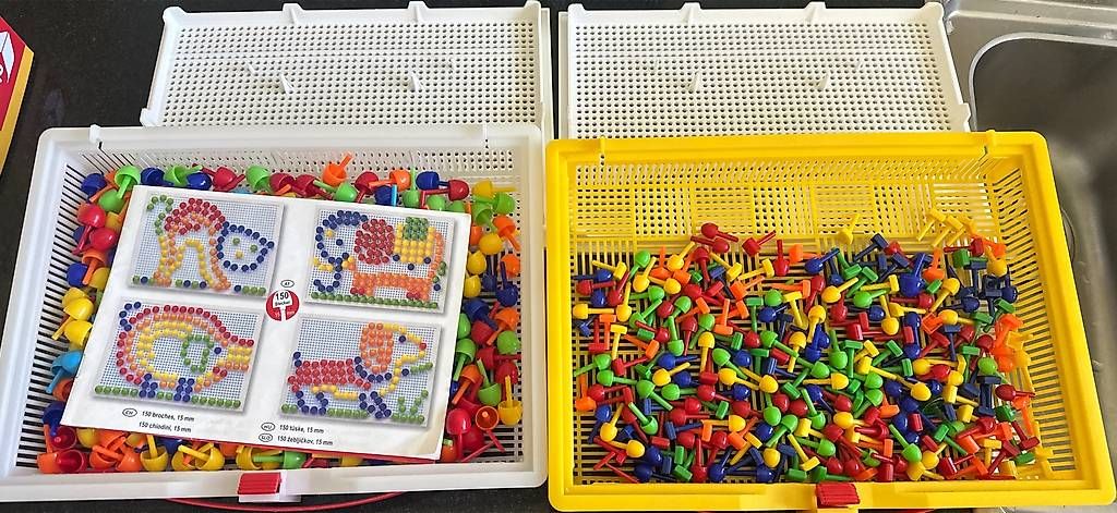 Giochi: Steckmosaik / Steckspiel  grosses Set – Usato da Eglisau venduto da magier007 2