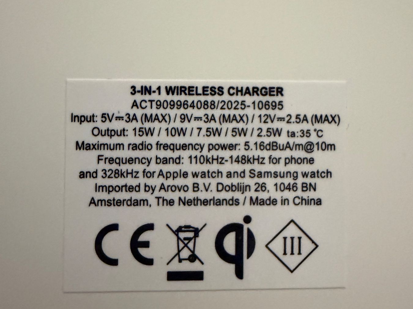 Ladegeräte: 3-in-1 Wireless Ladestation Ladegerät mit Kabel – Neu (gemäss Beschreibung) aus Rupperswil von bar_fbv9 2