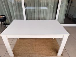 Moderner weisser Esstisch 140x80 cm – ideal für 4–6 Personen