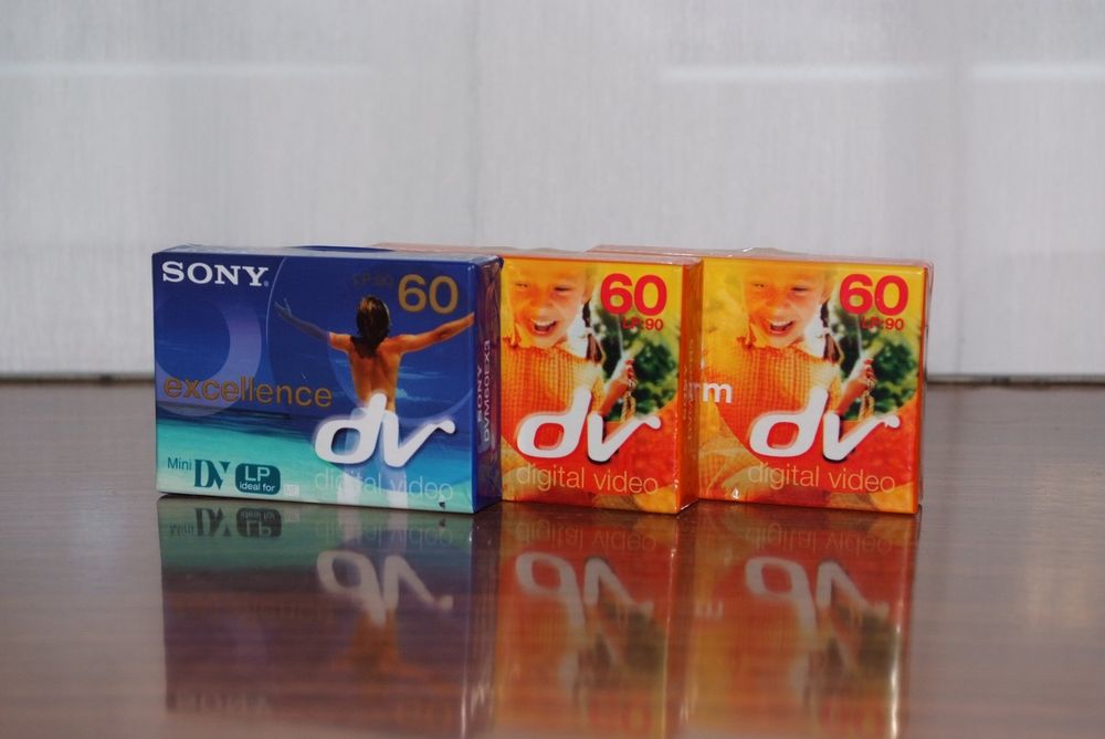 3 Sony Mini DV Kassetten NEU, noch verschweisst Camcorder Kaufen auf