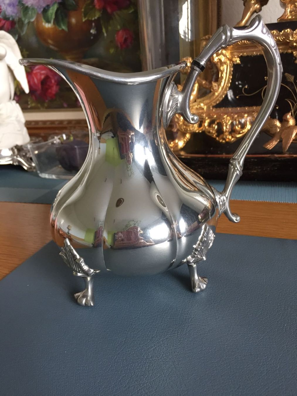 Caraffe: Karaffe Zinn versilbert – Usato da Winterthur venduto da Natastar