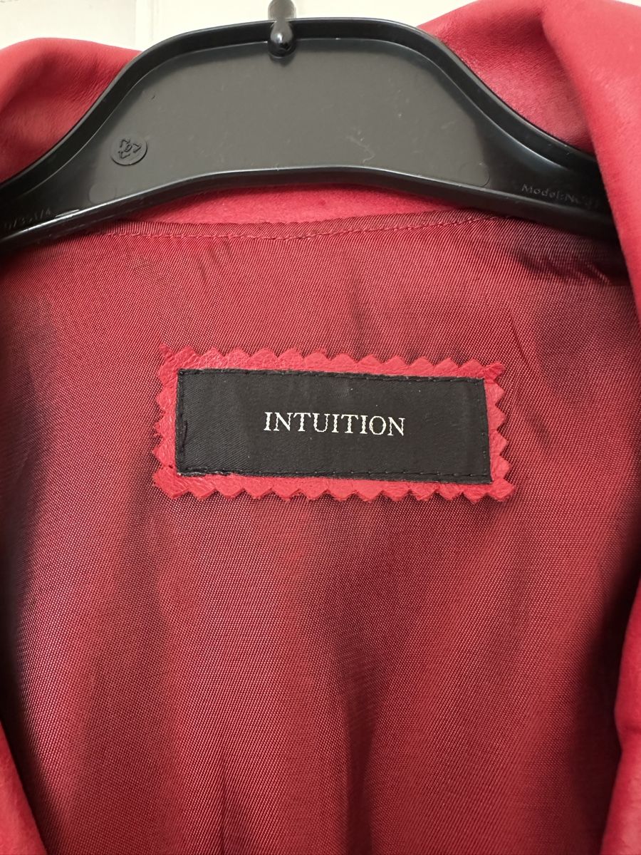 Giacche: rote Lederjacke von Intuition Paris – Usato da Herisau venduto da cem_p2g9 2