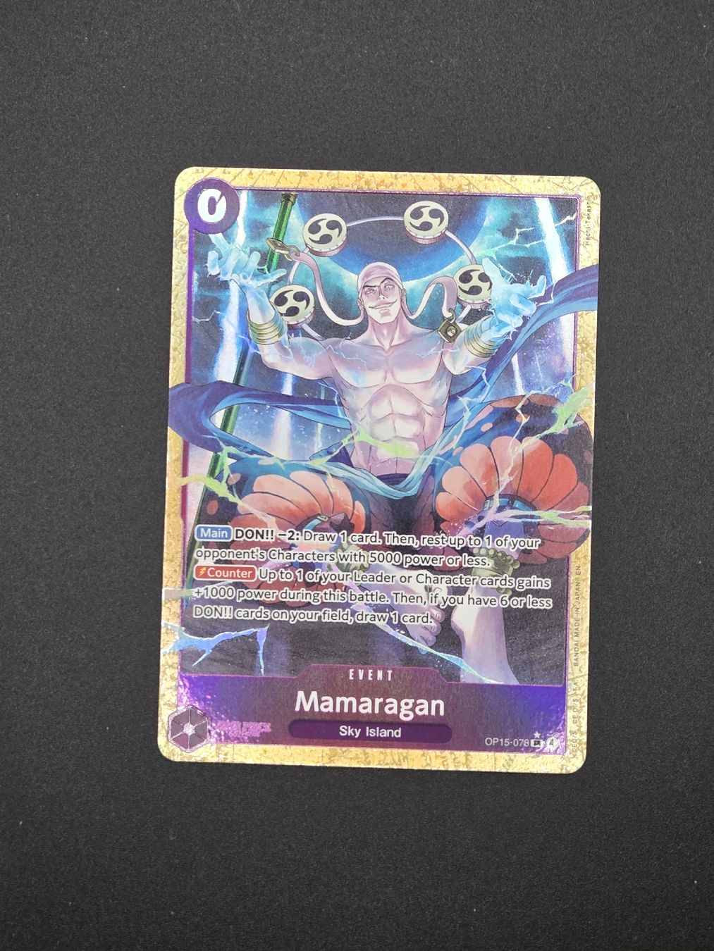 Bandai Carte collezionabili: Mamaragan OP15-078 SR☆ – Nuovo (secondo la descrizione) da Plan les ouates venduto da mar_pp6b