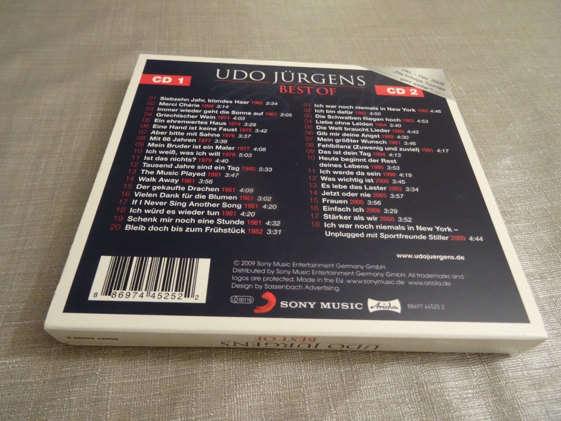 Udo Jürgens - Best of Doppel CD - (Gebraucht) in Olten für CHF 4 – mit ...