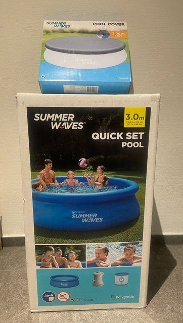 Piscine: Pool rund mit Abdeckung NEU – Usato da Eschenbach LU venduto da Baer01