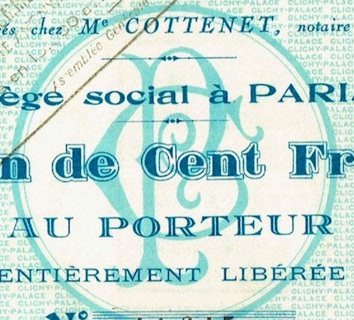 Documenti: Clichy-Palace SA, Paris - 1940 – Usato da Solothurn venduto da Sgasche 1