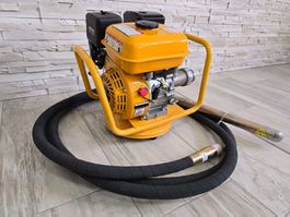 Benzin Betonrüttler 5,5 PS 6 m Flaschenrüttler Betonvibrator