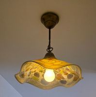 Elegante Vintage Murano-Stil Mosaik-Glas Hängelampe (Ø38 cm)