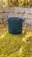 Emaille grosser Topf, ideal für Gartenprojekte, 40cm hoch