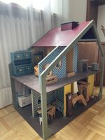 ABHOLUNG IN EHRENDINGEN!!Puppenhaus aus Holz mit Einrichtung