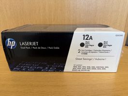 Original HP 12A / Q2612A LaserJet Toner Doppelpack (2 Stk.)