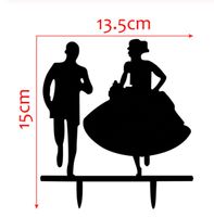 NEUER Torten Topper Paar für die Hochzeitstorte - 202992