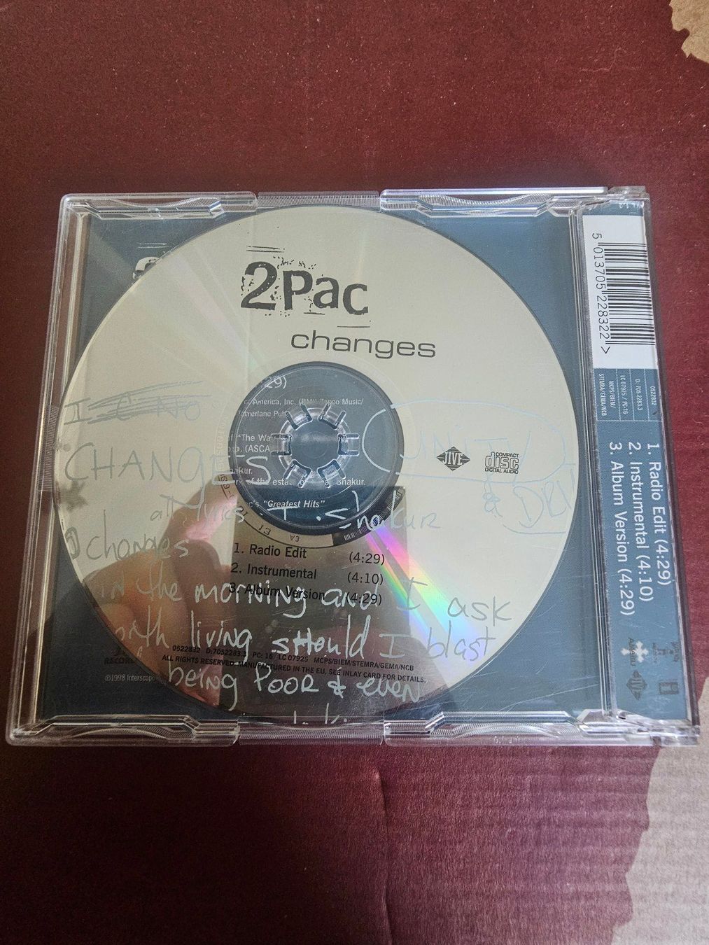 CD: CD Single - 2Pac – Changes (Hip Hop, 1998) – Usato da Biberist venduto da Foolio0 1