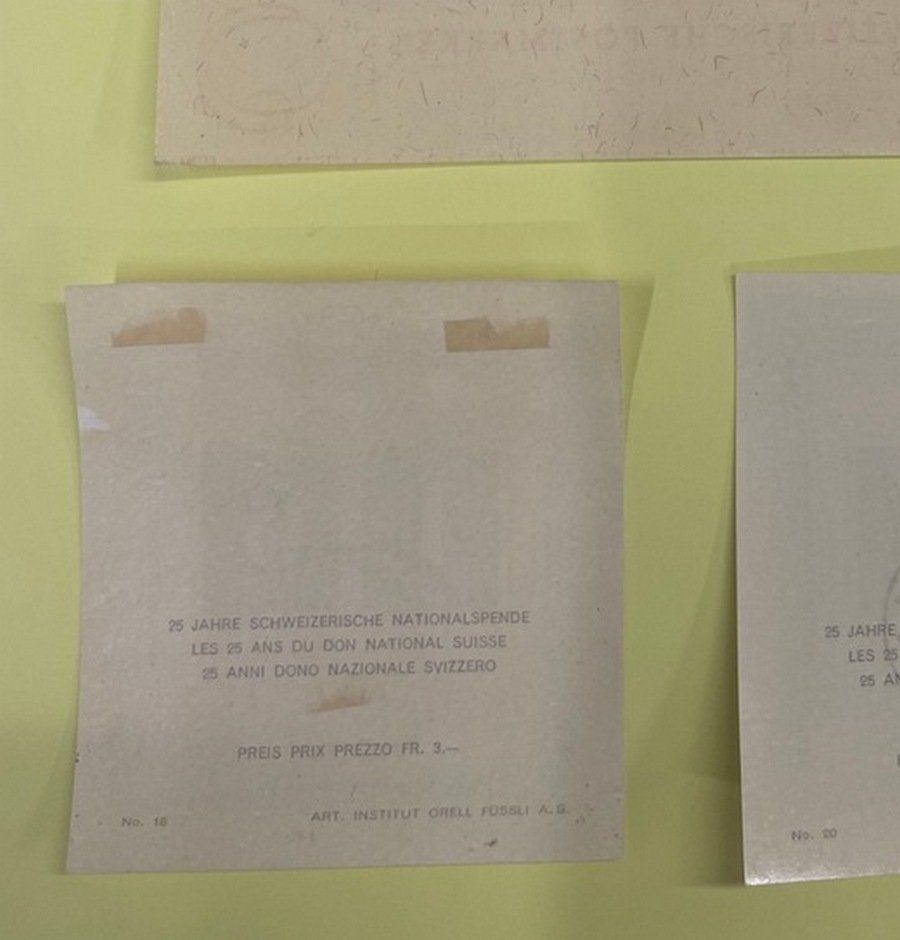 Alle Briefmarken: Lot mit 9 Schweizer Blocks gestempelt – Gebraucht aus Sirnach von Melisangi 4