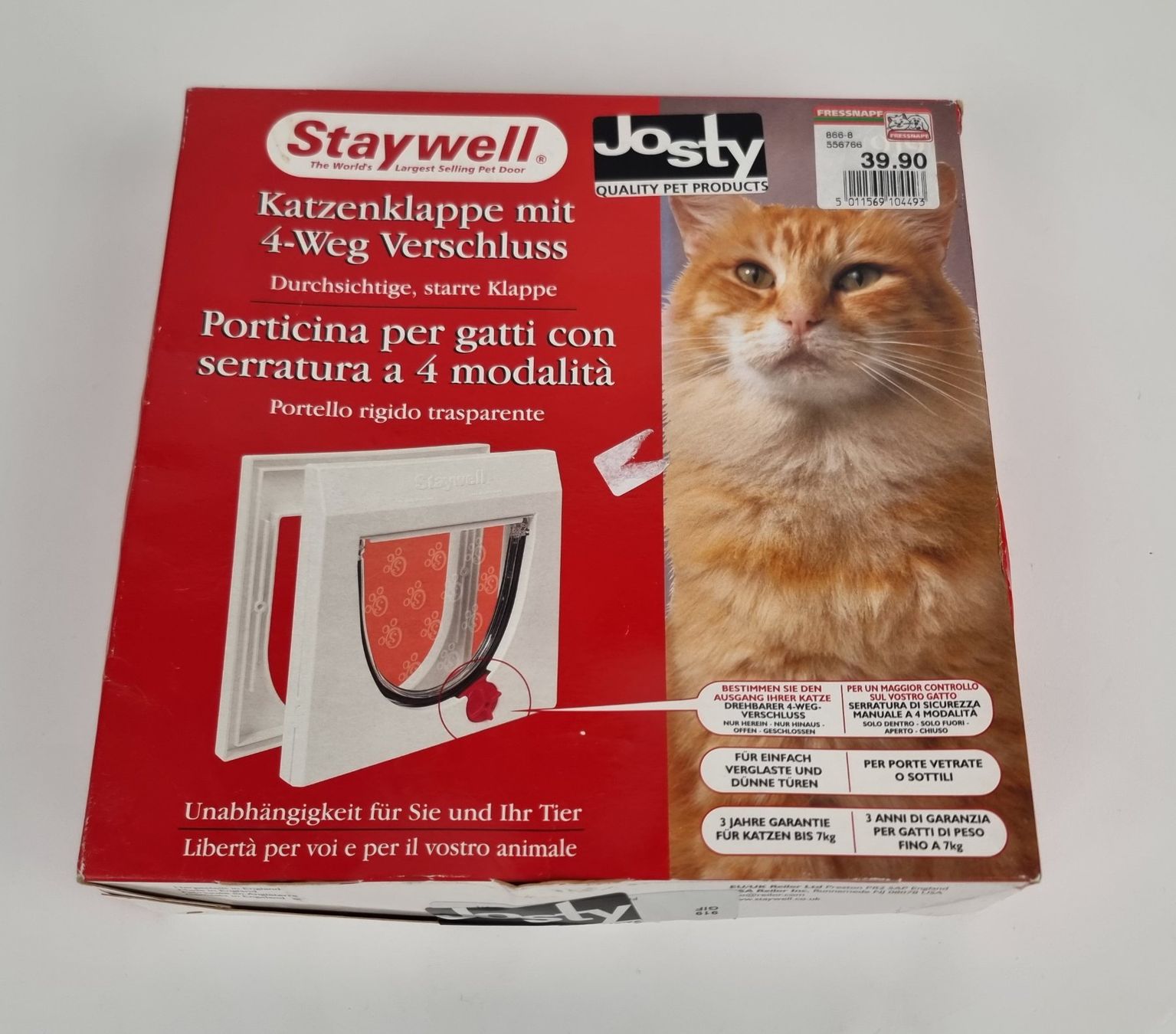 Katzenklappen: Katzenklappe mit 4-Weg verschluss – Gebraucht aus Urtenen-Schönbühl von Restwert_Schoenbuehl