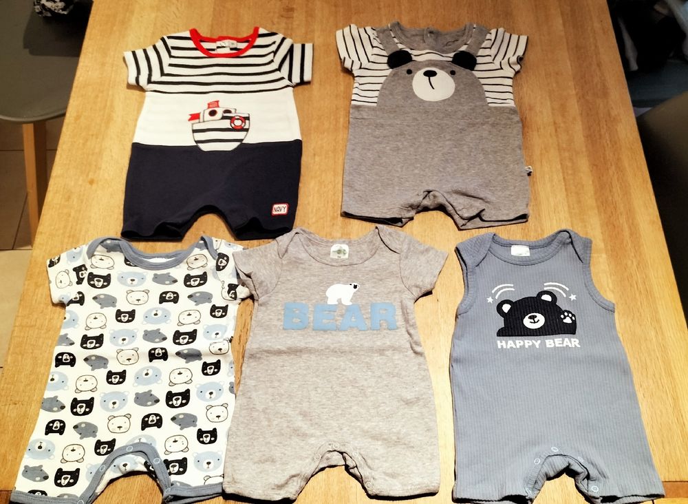 Short Bébé Garçon Gap - Camouflage Gris - 18-24 Mois - Neuf Avec étiquettes