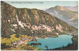 CHAMPEX et lac Champex ~1910