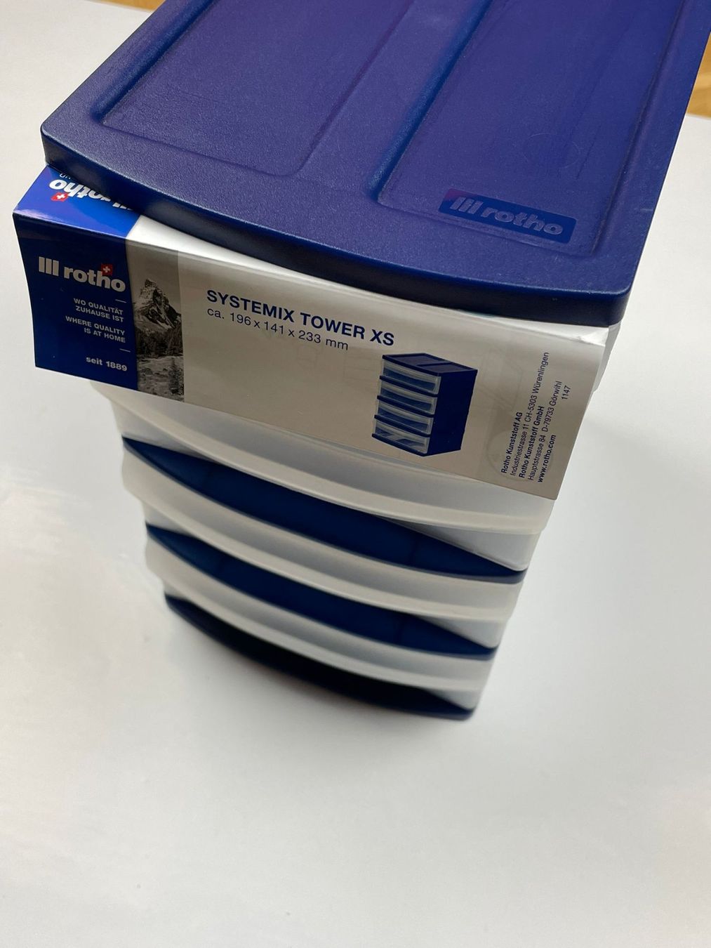 Rotho Contenitori & Simili: Systemix Tower XS, rotho Bürobox – Nuovo e nell'imballaggio originale da Wängi venduto da LiqKojote 4