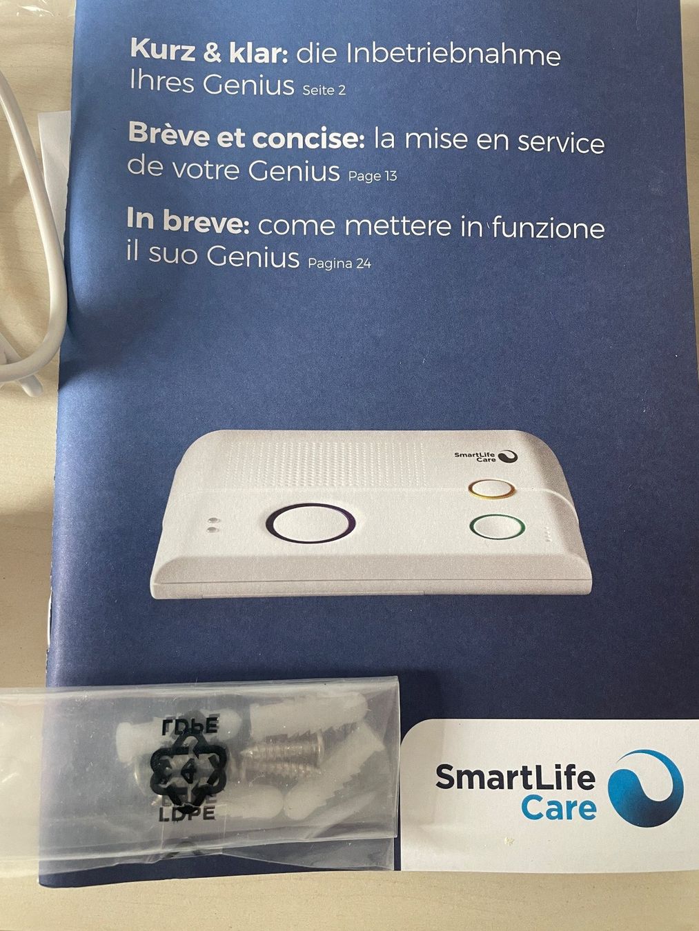 SmartLife Care Alarmanlagen: SmartLife Care Genius  Model RW-01 – Neu (gemäss Beschreibung) aus Gams von Agrosky 2