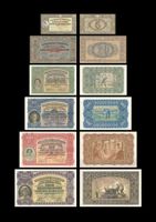 Banknoten der 2. Serie der Schweiz 6-teilig (Replica)