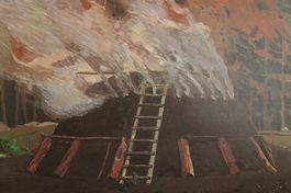 Schulwandbild "Köhlerhandwerk" H.Gantert