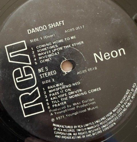 Schallplatten: Dando Shaft - same / GB 1. Press auf Neon – Gebraucht aus St. Gallen von Tomandjerry 2