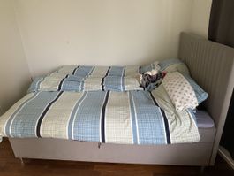 Boxspringbett mit Stauraumfunktion // 160x200 cm