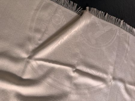 Hermès Schal „Selle de Dignitaire", L, Kaschmir/Seide