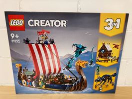 Lego 31132 Wikingerschiff mit Midgardschlange - Neu & OVP