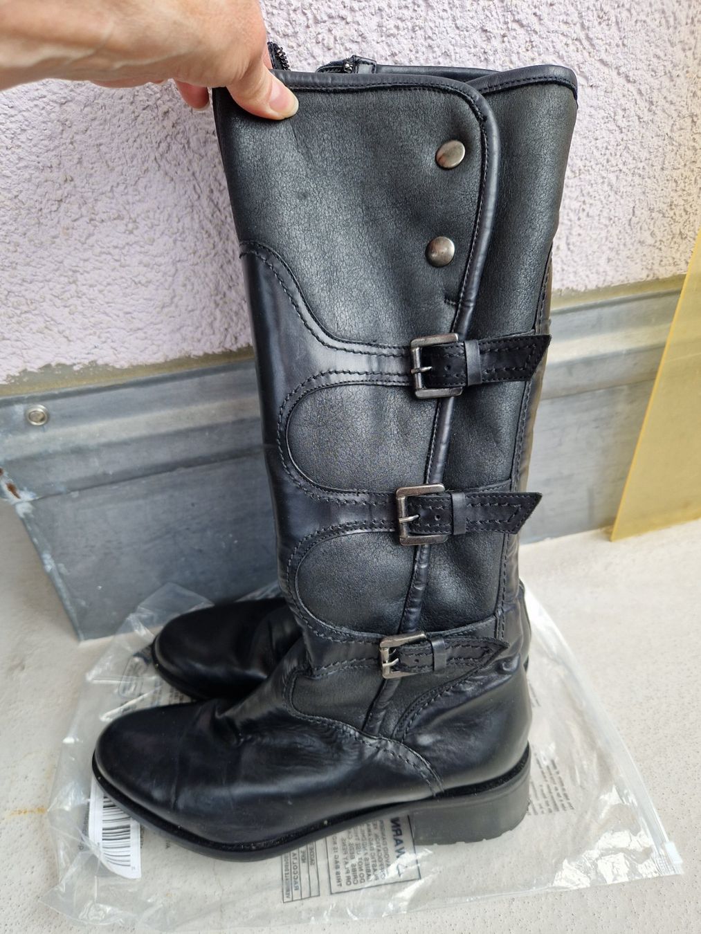 Scarpe da donna: Bottes cuir noir doublées mouton véritable – Nuovo (secondo la descrizione) da Pully venduto da Andalous 6