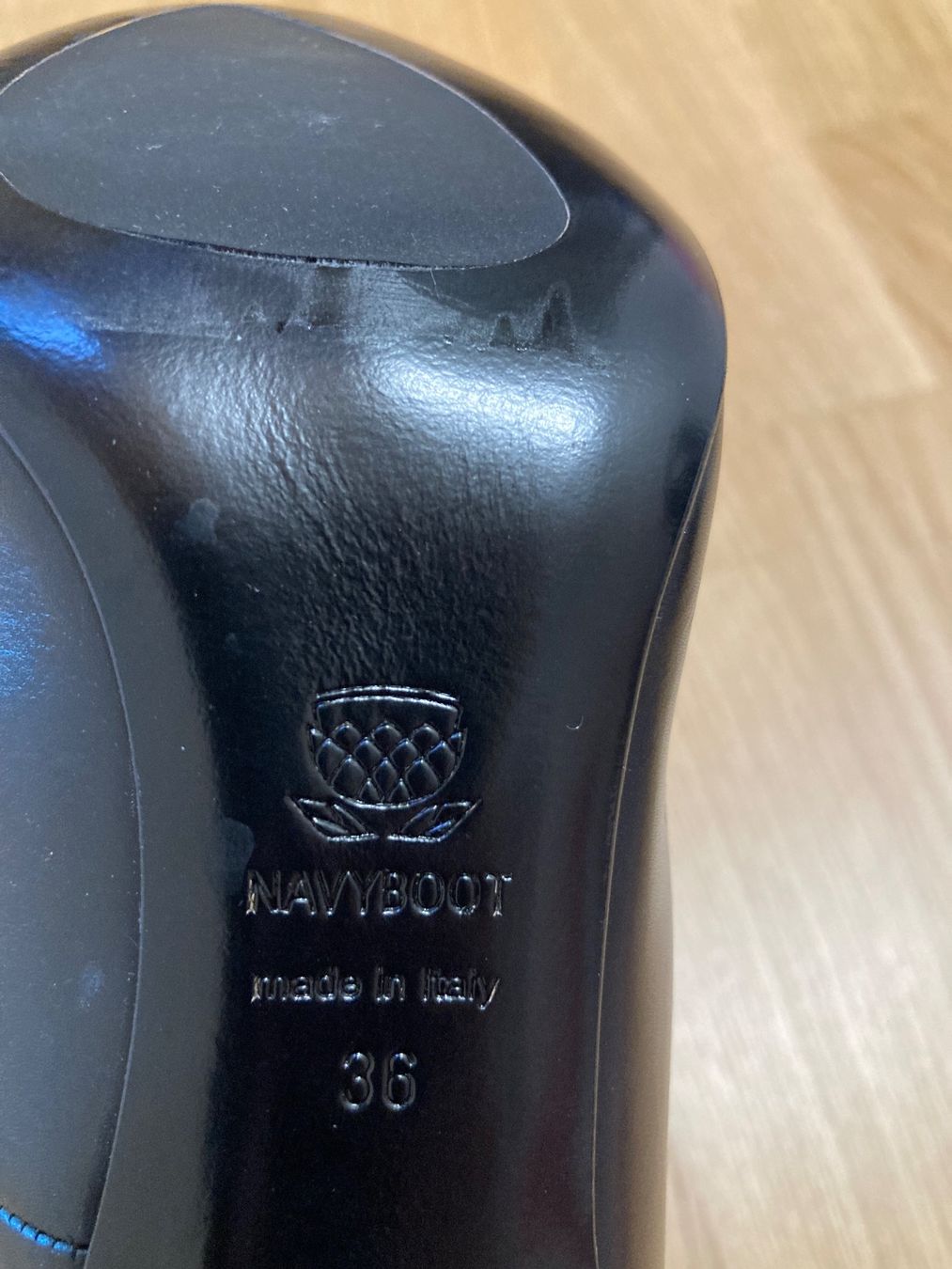 Navyboot Damenschuhe: NAVYBOOT Leder High Heels – Neu (gemäss Beschreibung) aus Rafz von Baldemar 4