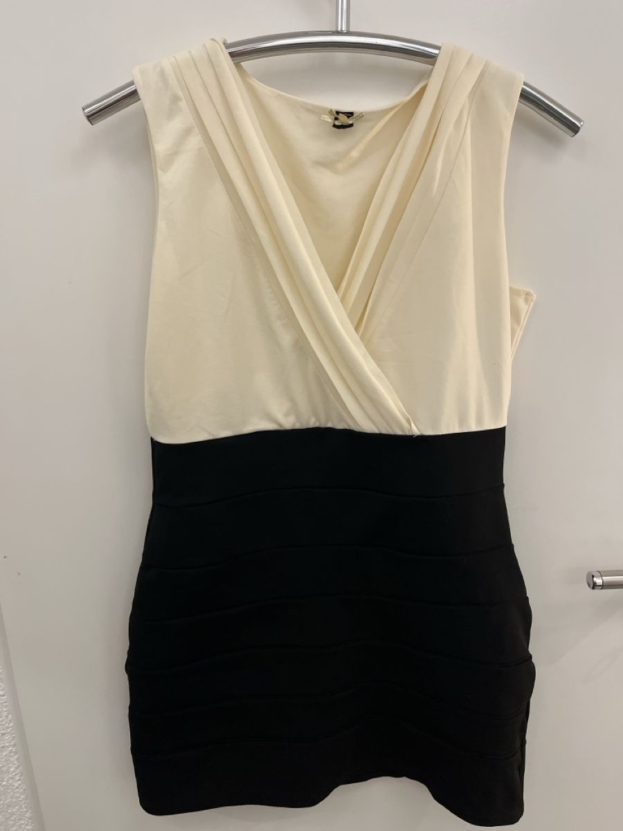 Vestiti: Elegantes Etuikleid, schwarz-weiss, – Usato da Gysenstein venduto da happy_life_